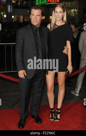 9 septembre 2015 - Los Angeles, Californie, États-Unis - Josh Brolin et KATHYRN BOYD assistant à la première de Los Angeles ''Everest'' tenue à l'Théâtre chinois de Grauman à Hollywood, Californie. (Crédit Image : © D. Long/Globe Photos via Zuma sur le fil) Banque D'Images