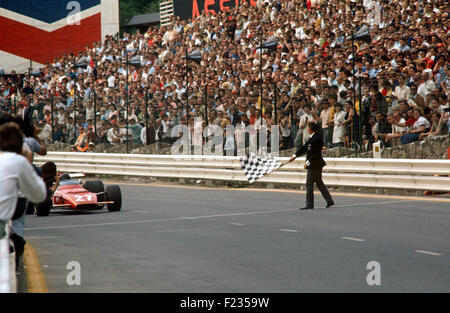 Jacky Ickx dans une Ferrari 312B, GP de Belgique Spa Francorchamps 7 Juin 1970 Banque D'Images