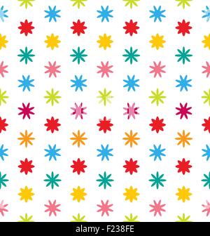 Texture florale avec fleurs multicolores Illustration de Vecteur