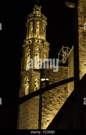 Barcelone, Catalogne, Espagne. 10 Sep, 2015. Une torche brûle sur la 'Diadas' eve à la "symbolique" des Bous, 129 de les Moreres Crédit à Barcelone : Matthias Rickenbach/ZUMA/Alamy Fil Live News Banque D'Images