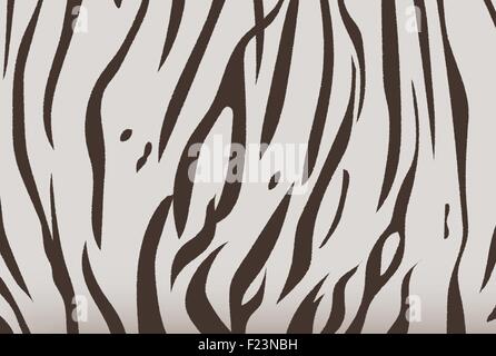 Vector illustration of Bengal Tiger Stripe pattern Illustration de Vecteur