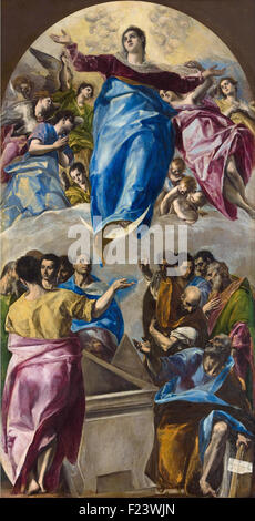 El Greco - L'Assomption de la Vierge Banque D'Images