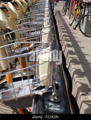 Vélos, vélos sur park bike Banque D'Images