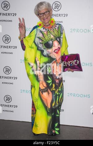 Brooklyn, NY, USA. 10 Sep, 2015. Baddiewinkle aux arrivées à destination des raffineries29 Fashion Week : 29chambres d'ouverture, Greenpoint, Brooklyn, NY, 10 septembre 2015. Crédit : Steven Ferdman/Everett Collection/Alamy Live News Banque D'Images