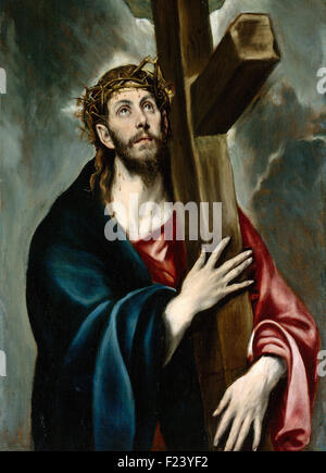 El Greco - Le Christ portant la Croix 01 Banque D'Images