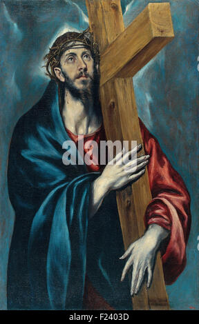 El Greco - Le Christ portant la Croix 02 Banque D'Images