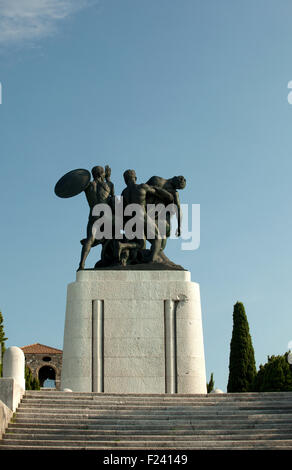 War Memorial à St. Giusto hill, Trieste - Italie Banque D'Images