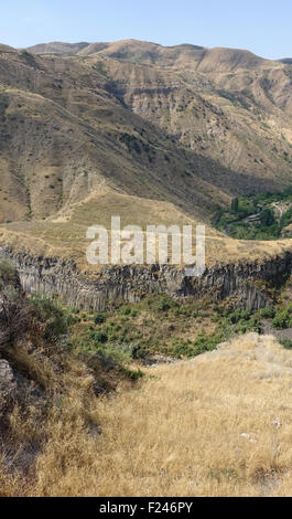 Garni gorge, Arménie, Caucase, Asie centrale Banque D'Images