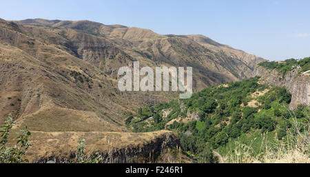 Garni gorge, Arménie, Caucase, Asie centrale Banque D'Images