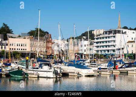 Le port de Torquay, Devon, UK. Banque D'Images