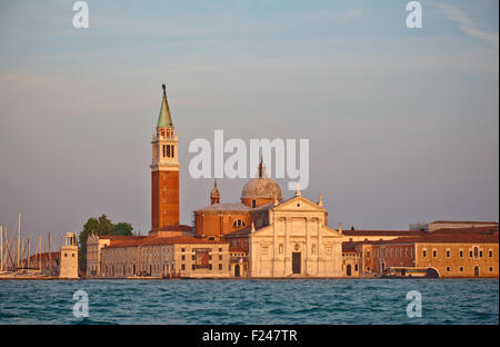 L'église de Saint Georges à Venise Banque D'Images