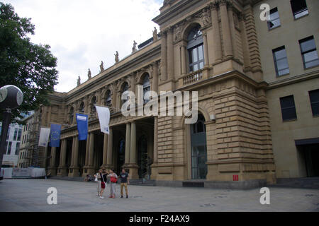 Boerse, Frankfurt am Main. Banque D'Images