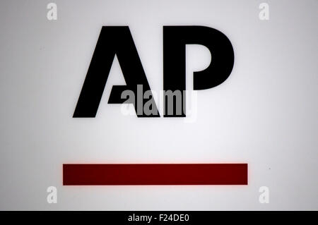 Markenname : 'AP - Associated Press", décembre 2013, Berlin. Banque D'Images