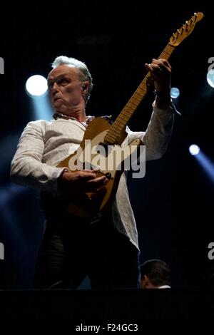 Gary Kemp de Spandau Ballet à Newmarket Nights 2015 Banque D'Images