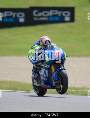 Circuit du Mugello, Italie 30 mai 2015. Maverick Viñales pouvoirs jusqu'à la colline, à l'occasion pour le Gran Premio D'Italia à la Banque D'Images