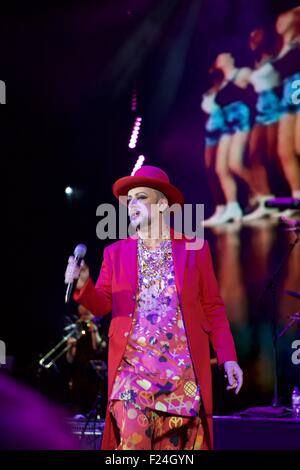 Boy George singer Culture Club 2015 d'Eventim Apollo Banque D'Images