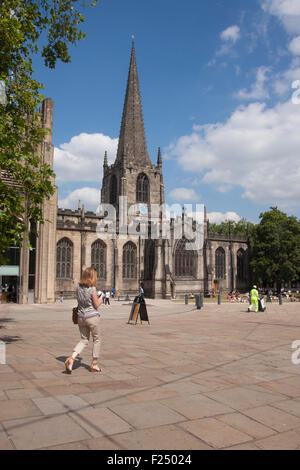 St Pierre et St Paul cathédrale de Sheffield, South Yorkshire, Angleterre Banque D'Images