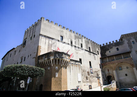 La forteresse Orsini, Pitigliano, Toscane, Italie Banque D'Images