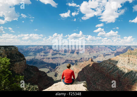 Belle vue sur le Grand Canyon National Park de South Rim, Arizona, USA Banque D'Images