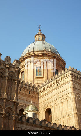 Coupole de la cathédrale de Vergine Maria Santissima Assunta in cielo, Palerme - Italie Banque D'Images