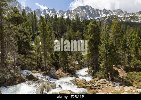 Andorre, Escaldes Engordany, la vallée de Madriu-Perafita-Claror, inscrite au Patrimoine Mondial de l'UNESCO Banque D'Images