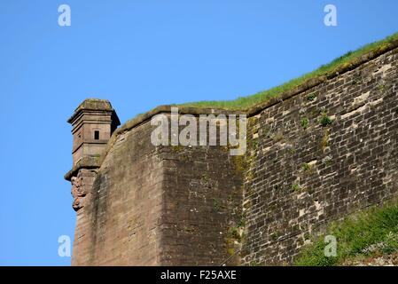 La France, Territoire de Belfort, Belfort, citadelle, tour de guet Banque D'Images