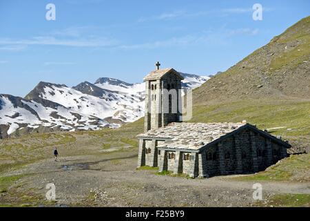 France, Savoie, Parc National de la Vanoise, près de Bonneval sur Arc, le col de l'Iseran Banque D'Images