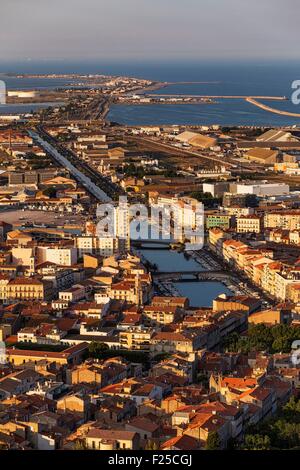 La France, l'HΘrault , Sète, ville sommaire du Mont Saint-Clair Banque D'Images