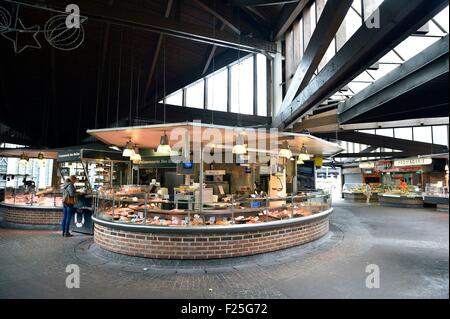 France, Seine Maritime, Rouen, place du Vieux Marche, marché couvert Banque D'Images