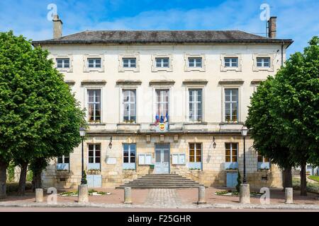 La France, l'Aube (10), Mussy sur seine, l'hôtel de ville Banque D'Images