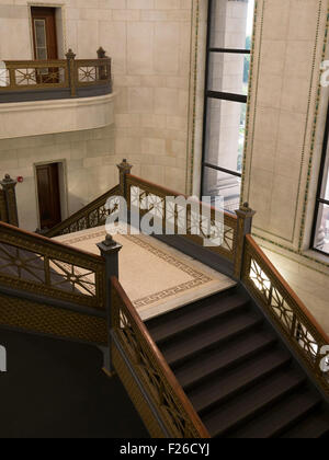 Centre culturel de Chicago, l'une des attractions les plus visitées à Chicago en Illinois. Banque D'Images