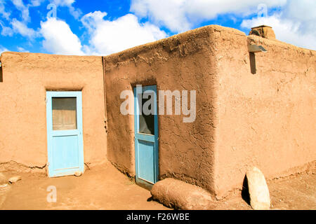 Taos Pueblo au Nouveau Mexique, USA Banque D'Images