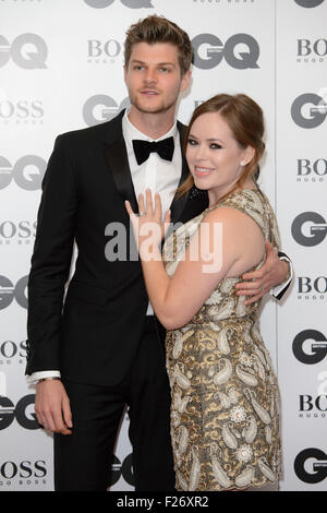 Jim Chapman et Tanya Burr au GQ Men of the Year Awards 2015 Banque D'Images