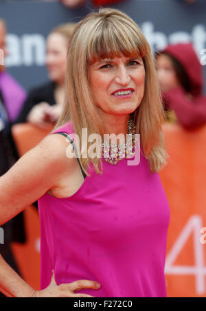 Réalisateur Catherine Hardwicke assiste à la première de Mlle Vous avez déjà pendant le 40e Festival International du Film de Toronto, TIFF, au Roy Thomson Hall à Toronto, Canada, le 12 septembre 2015. Photo : Hubert Boesl7dpa - PAS DE FIL - SERVICE Banque D'Images