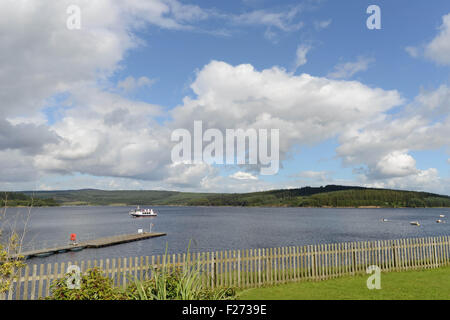 Une VUE IMPRENABLE SUR LEAPLISH WATERPARK, LEAPLISH, PRÈS DE NORTHUMBERLAND, KIELDER Banque D'Images