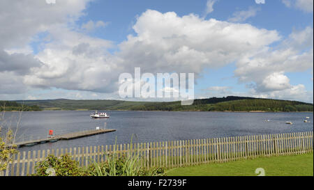 Une VUE IMPRENABLE SUR LEAPLISH WATERPARK, LEAPLISH, PRÈS DE NORTHUMBERLAND, KIELDER Banque D'Images