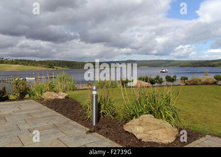 Une VUE IMPRENABLE SUR LEAPLISH WATERPARK, LEAPLISH, PRÈS DE NORTHUMBERLAND, KIELDER Banque D'Images