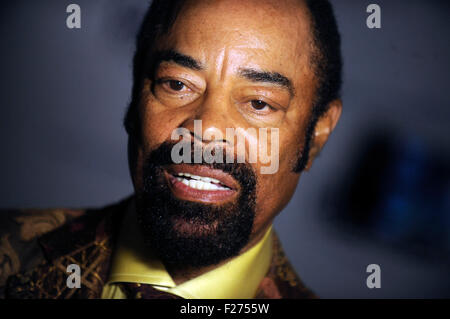 La ville de New York. Sep 11, 2015. Walt Frazier assiste à la journée caritative annuelle organisée par Cantor Fitzgerald et BGC à Cantor Fitzgerald le 11 septembre 2015 à New York. © dpa/Alamy Live News Banque D'Images