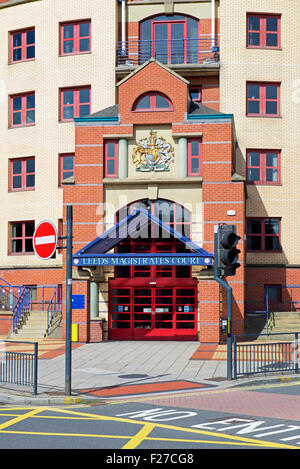 Cour de magistrats, le Westgate Leeds, Leeds, West Yorkshire, England UK Banque D'Images