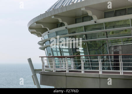 Détail de Nurimaru, maison de l'APEC, l'île de Dongbaek Park, Busan, Corée du Sud Banque D'Images