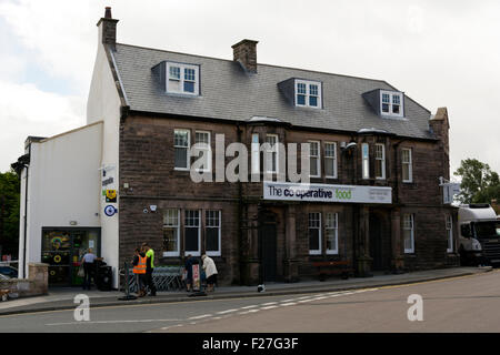 La Co-operative food store à Wooler, Northumberland, SE, UK Banque D'Images