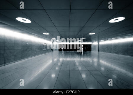 Le World Trade Center West Concourse dans Lower Manhattan, New York. Banque D'Images