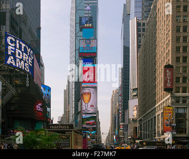 Times Square à New York. Banque D'Images