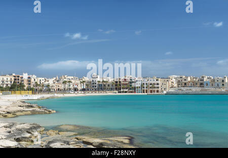 Vue panoramique de Birzebugga, Malte. Destination vacances Malte. Village Birzebugga à Malte Banque D'Images