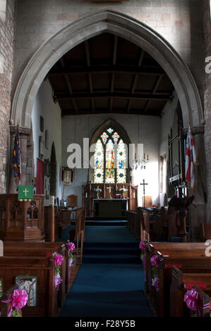 L'église saint Denys, Ibstock, Leicestershire, England, UK Banque D'Images