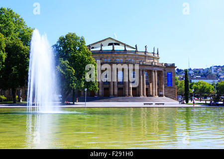 Le Théâtre National, le Staatstheater. Opéra et Ballet. Stuttgart, Allemagne Banque D'Images