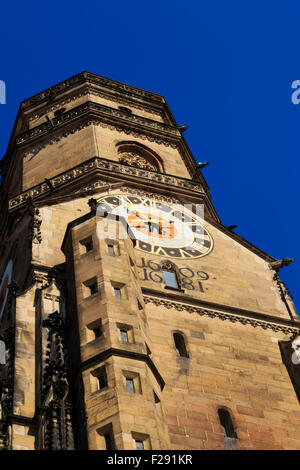 Tour de l'horloge schwanenburg, Stuttgart, Allemagne Banque D'Images