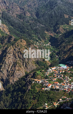 Curral das Freiras - la vallée de nonne, Madeira, Portugal Banque D'Images