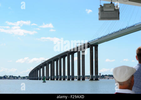Pont de Saint-Nazaire, pont Saint nazaire loire france Banque D'Images