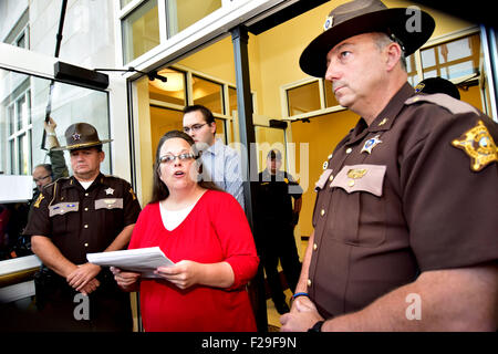 Kim Davis Kentucky Greffier du Tribunal Banque D'Images